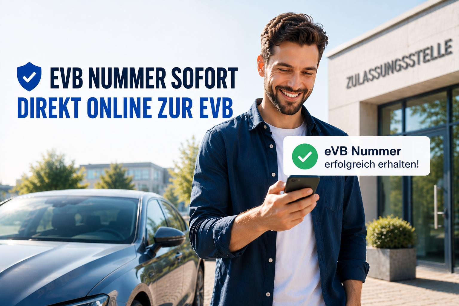 eVB Nummer sofort - sofort online zur eVB Nummer
