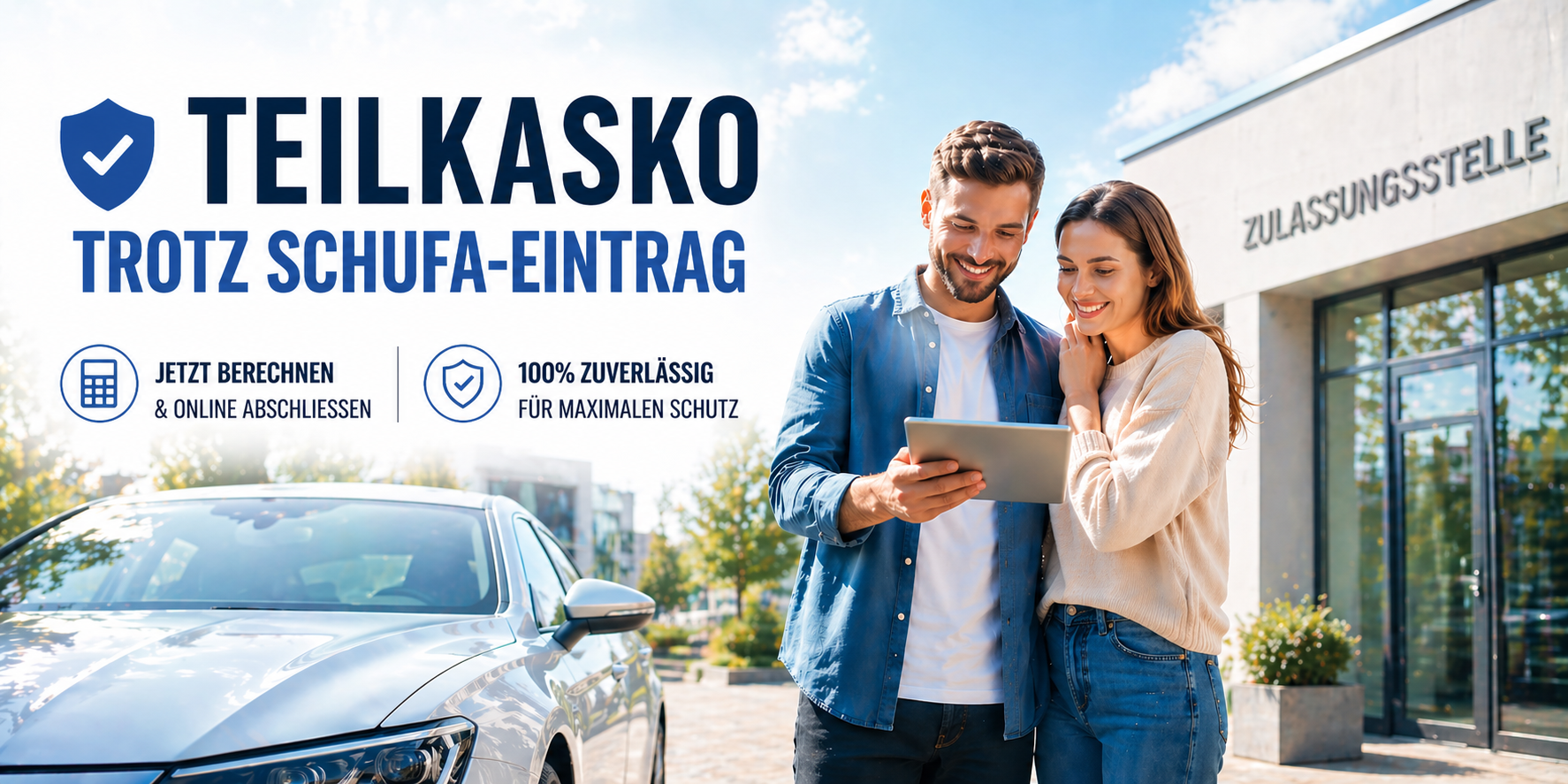 Teilkasko trotz Schufa Eintrag erhalten Sie hier